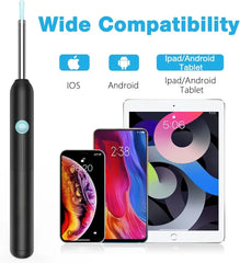 (Free Delivery) 🤩 Smart Wireless Ear Cleaning Camera – HD Visual Otoscope with 360° View (Android & iOS)