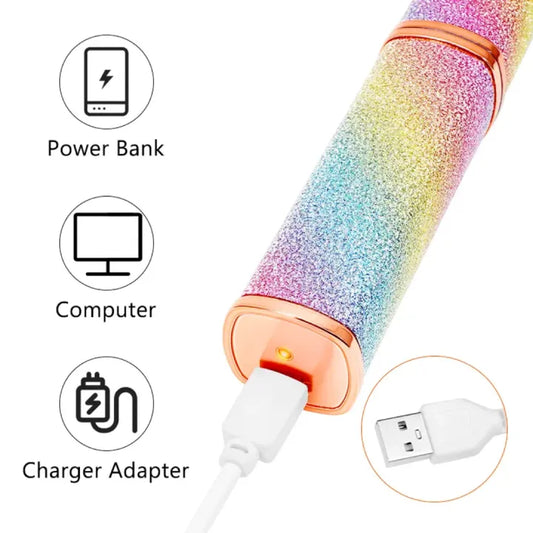 2-in-1 Flawless Hair Remover & Eyebrow Trimmer – Painless & Rechargeable Beauty Tool for Women