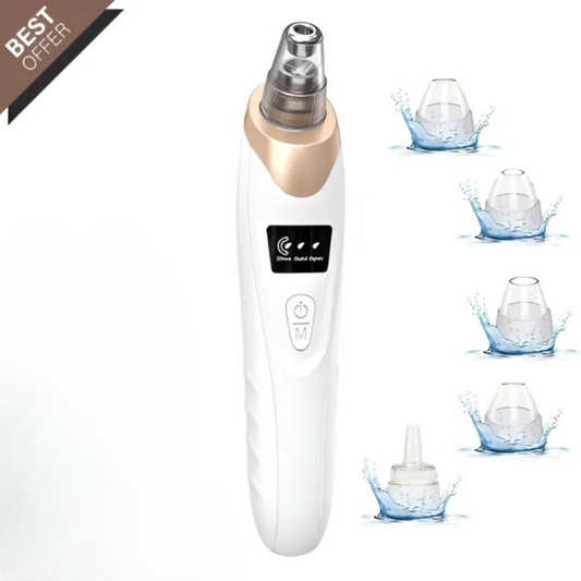 5-in-1 Rechargeable Pore Cleaner – Gentle Suction Facial Care Tool