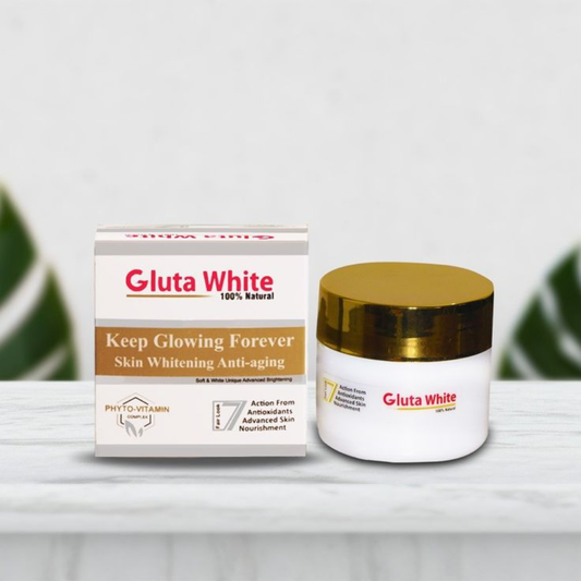 (100% Orignal with QR Code) Gluta White Night Cream – Hydrating & Skin Nourishing Overnight Cream