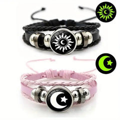 Sun & Moon Bracelets with Matching Beads (Free Delivery)