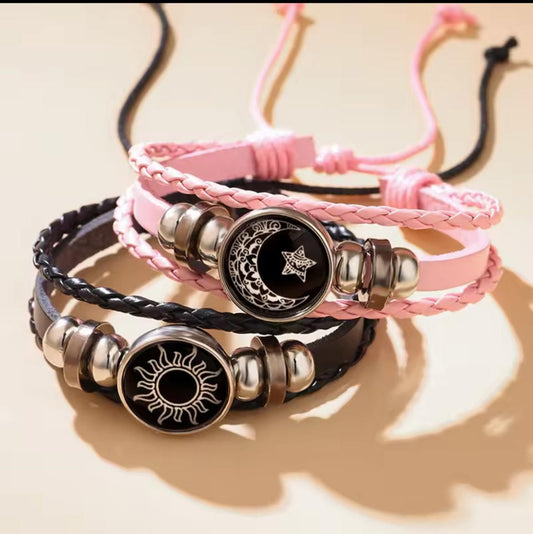 Sun & Moon Bracelets with Matching Beads (Free Delivery)