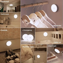 (Buy 1 Get 1 GIFT FREE) 🤩 USB Rechargeable LED Motion Sensor Light – Wireless Smart Night Lamp with Auto On/Off