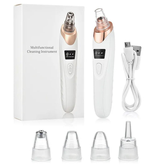 5-in-1 Rechargeable Pore Cleaner – Gentle Suction Facial Care Tool