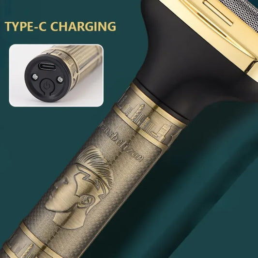 3-in-1 Professional T9 Dragon Style Trimmer for Men | USB Rechargeable Beard & Grooming Kit