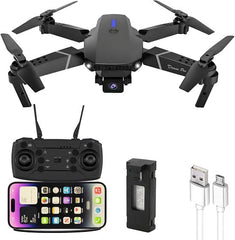 Foldable New E88 Pro RC Drone with Lights &  1080 HD Camera